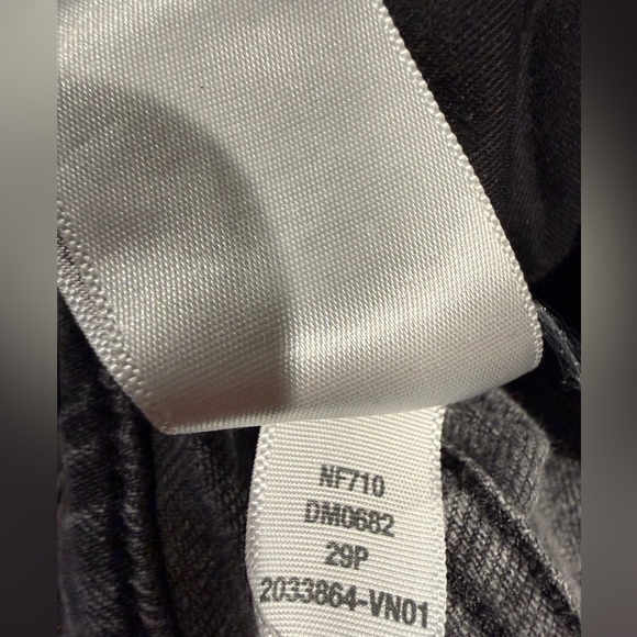 GUC Madewell The Perfect Vintage Straight Crop Jean Washed Black Size: 29 Petite - Picture 8 of 11